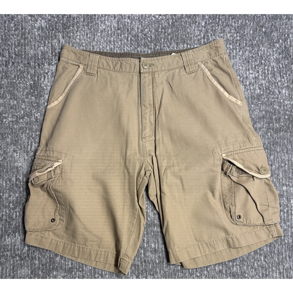Vintage Timberland Cargo Shorts Mens 36 Y2k Workwear Skater Khaki Loose